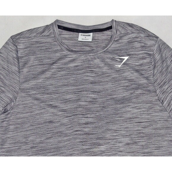 Gymshark Grey Silhouette Lt Grey Marl Arrival Men's‎ Athletic T-Shirt Size Small - Picture 2 of 8